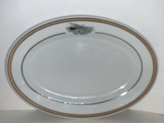 Vintage Restaurant Ware Mayer China Small Oval Tray/platter Speedboat & Boaters