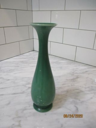Vintage Rookwood Bud Vase Green 7 1/2 Inches