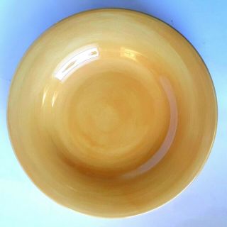Tabletops Lifestyle Espana 11 " Butter Dinner Plate Hand Painted Yellow