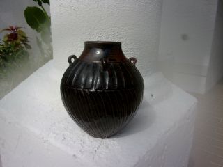 Studio Art Pottery Vase Artist Signed