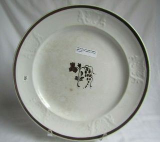 Clementson Antique Ironstone China Tea Leaf 10 - 3/4 Plate Tea Berry Luster