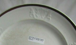 CLEMENTSON ANTIQUE IRONSTONE CHINA TEA LEAF 10 - 3/4 PLATE TEA BERRY LUSTER 3