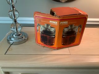 Vintage Pyrex Glass 7759 Flameware 9 Cup Coffee Pot Percolator New/ Open Box