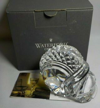 Ohio State Buckeyes 2002 National Champs Waterford Crystal Helmet Paperweight