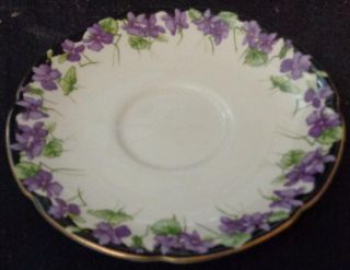 Antique China Royal Doulton Saucer - Old - D5439 Pattern - Pretty Colors
