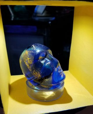 Kosta Boda Glass Bertil Vallien Brain Series Head Paperweight