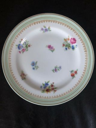 Vintage Limoges Charles Ahrenfeldt 7.  5” Lunch Plate