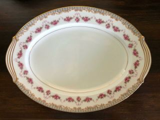 Old Vintage Noritake China Ridgewood Oval Platter 11 - 1/2 " X 8 - 1/2 " Pattern 5201