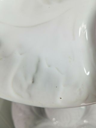 Williams Sonoma Artichoke Serving Plate White Divided Made in Portugal 3