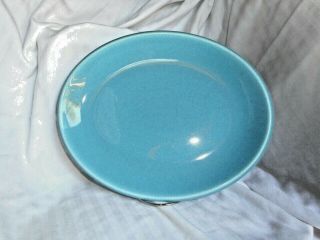 Epicure Homer Laughlin Oval Serving Platter Plate Blue 1955 12.  5 "