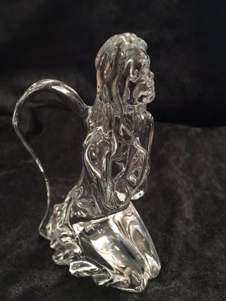 Waterford Crystal KNEELING ANGEL Figurine Sculpture Celestial Series 2