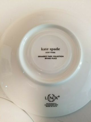 Lenox Kate Spade Gramercy Park Saucer X3 2