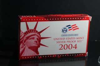 2004 Us Silver Proof Coin Set