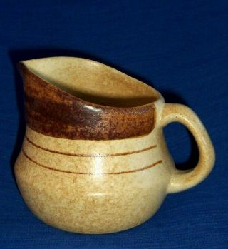 Pottery Craft Usa Stoneware Creamer,  Sauce Pitcher Aprx 3 3/4 " T