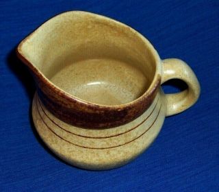 Pottery Craft USA Stoneware Creamer,  Sauce Pitcher Aprx 3 3/4 