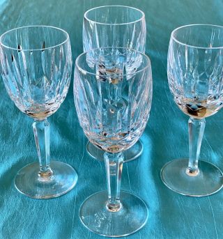 Waterford Kildare 6 - 1/2” Claret Wine Glasses Set Of 4