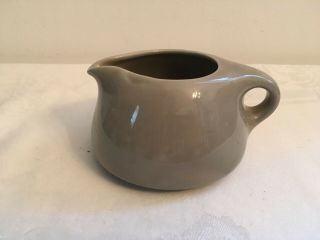 Vintage Russel Wright Iroquois Gray Stacking Creamer / Syrup Pitcher