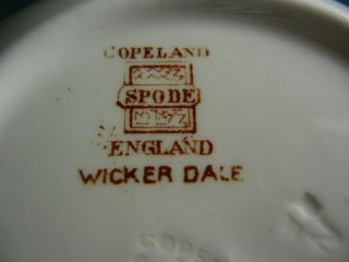 Copeland Spode Wicker Dale 5 1/4 