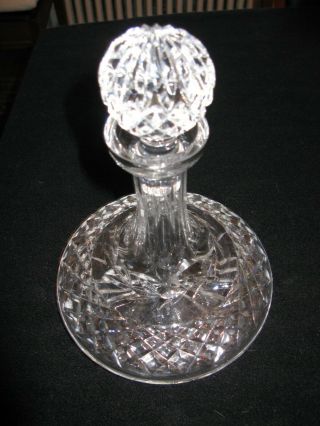Waterford Crystal Ships Decanter & Stopper 10 " W/ Box