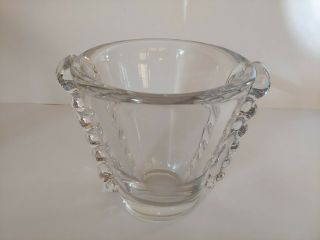 Daum Nancy Glass Bowl Art Deco Heavy Crystal 1920 