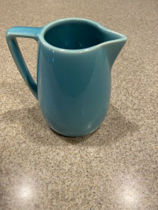 Vintage Ceramic Creamer,  Franciscan Ware California Usa,  El Patio - Aqua Blue