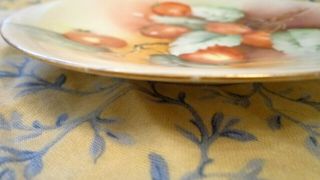 Antique Jean Pouyat Limoges JPL France Hand Painted Plate 6.  25 inches 3