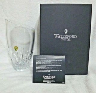 Waterford Crystal Lismore Essence Angular Vase 9”