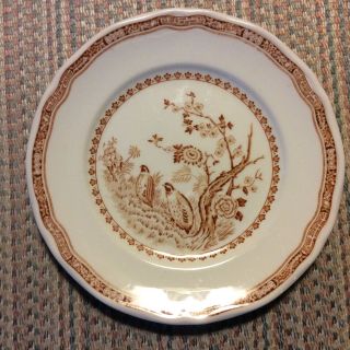 Furnivals 1913 - Vintage - Quail - Brown - Salad Plate - 2 Available -