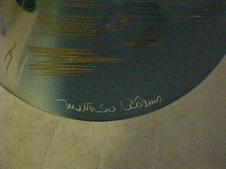 Matthew Adams Signed Alaska Scene Plate 2