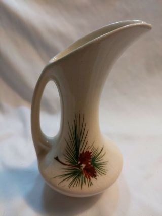 1970s Vintage Loveland Colorado Pottery Souvenir Mini Pinecones Pitcher And Vase 3