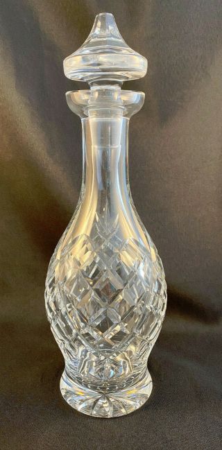 Waterford Crystal Avoca Donegal Wine Decanter W Stopper Signed