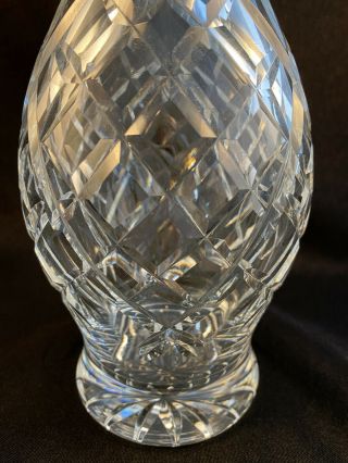 WATERFORD CRYSTAL AVOCA DONEGAL WINE DECANTER W STOPPER SIGNED 3