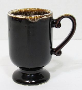 Pfaltzgraff Brown Drip Pedestal Coffee Mug