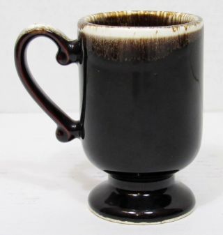 Pfaltzgraff Brown Drip Pedestal Coffee Mug 3