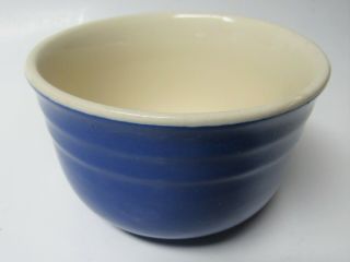 Vintage Oxford Stoneware Cobalt Blue / Cream Nesting / Mixing Bowl