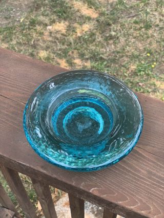 Aqua Fire And Light Recycled Glass Candle/wine Holder