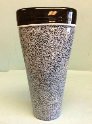 Magdanz Studio Art Glass Vase 10 3/8” Tall 5 1/2” Wide
