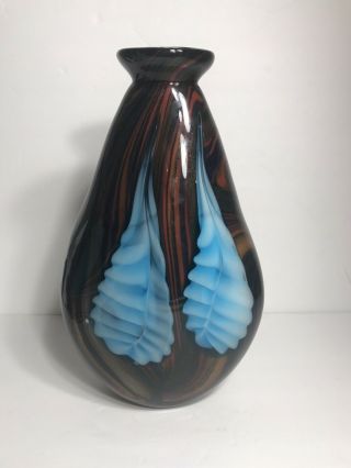 Murano Hand Blown Glass Ann Primrose D’Arte Vase Multi Color 3