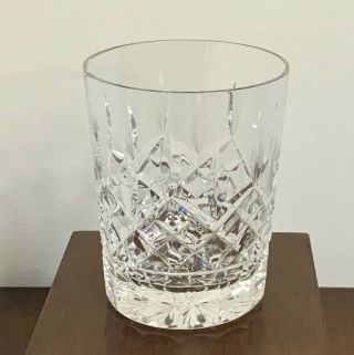 Pair/2,  Waterford Irish Crystal Double Old Fashioned,  Rocks Glass " Lismore "