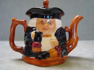 Crown Devon England Character Jug Teapot Pitcher With Lid - 6 3/4  Tall