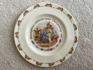 Vintage Royal Doulton Bunnykins Plate