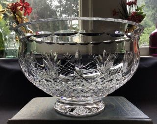 Waterford Irish Crystal Killarney 10 " Bowl / Made In Ireland