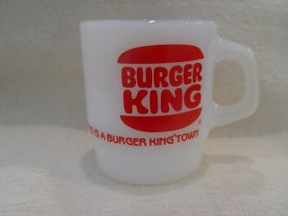 This Is A Burger King Town Stackable Fire - King Advertising Coffee Mug