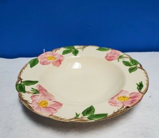 Franciscan China Desert Rose Made In Usa Pattern Rimmed Soup Bowl 8 - 5/8 "