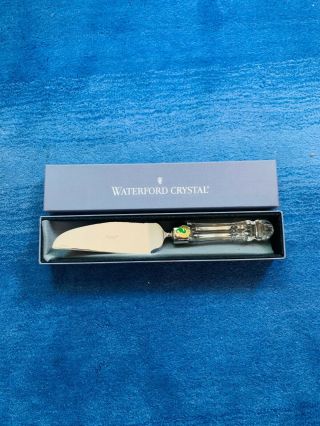 Waterford Crystal Lismore Offset Cake Server With Box