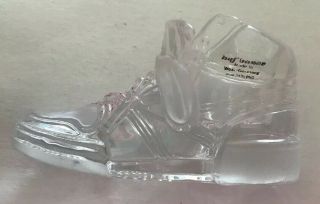 Vintage Hofbauer Crystal Shoe Kicks Air Sneakers Basketball High Top