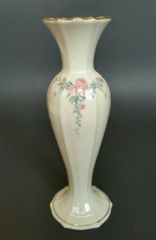 Vintage Lenox Flower Rose Vase 7 3/4 