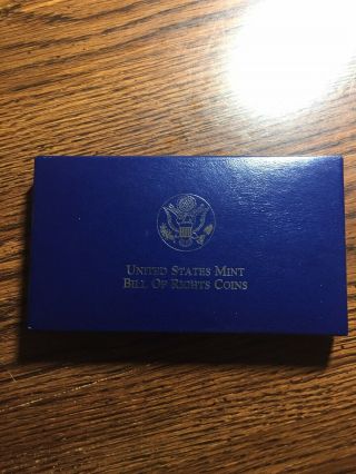 1993 US $1 Bill of Rights Commemorative 2 - Coin Set - Proof 2