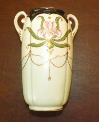 Royal Nippon Studio Hand Painted Vase