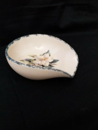 Home And Garden Party Spoon Rest Holder Magnolia Stoneware 2000 3